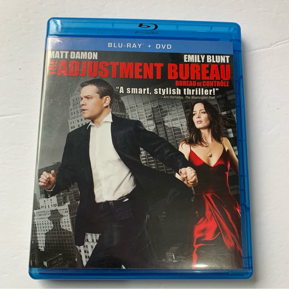 💙 The Adjustment Bureau Blu-ray + DVD